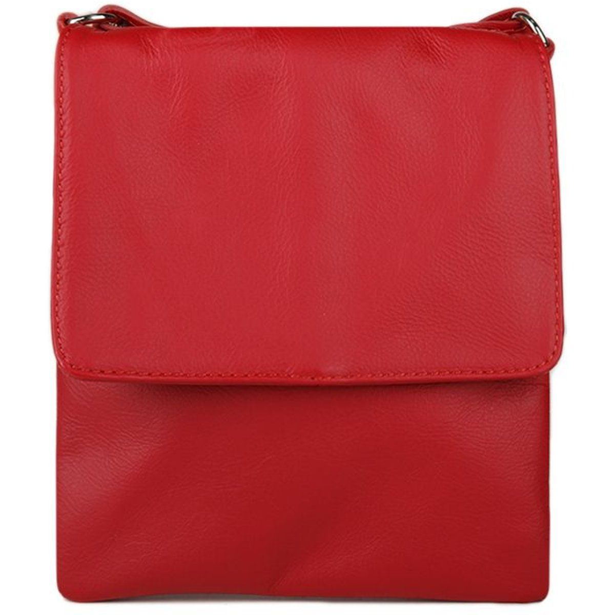 Schmale Crossbody-Tasche aus Leder