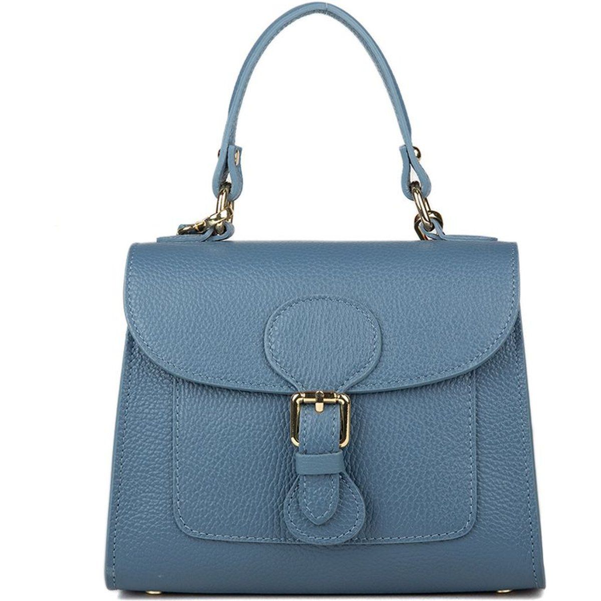 Elegante Henkeltasche aus Leder