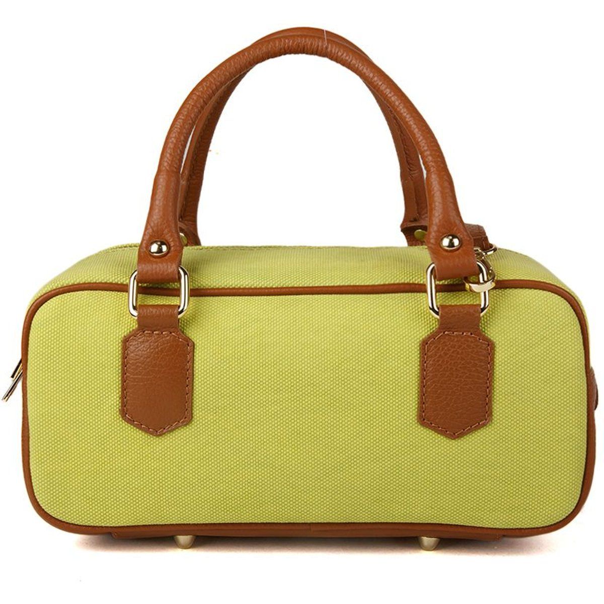 Strukturierte Henkeltasche in Kastenform