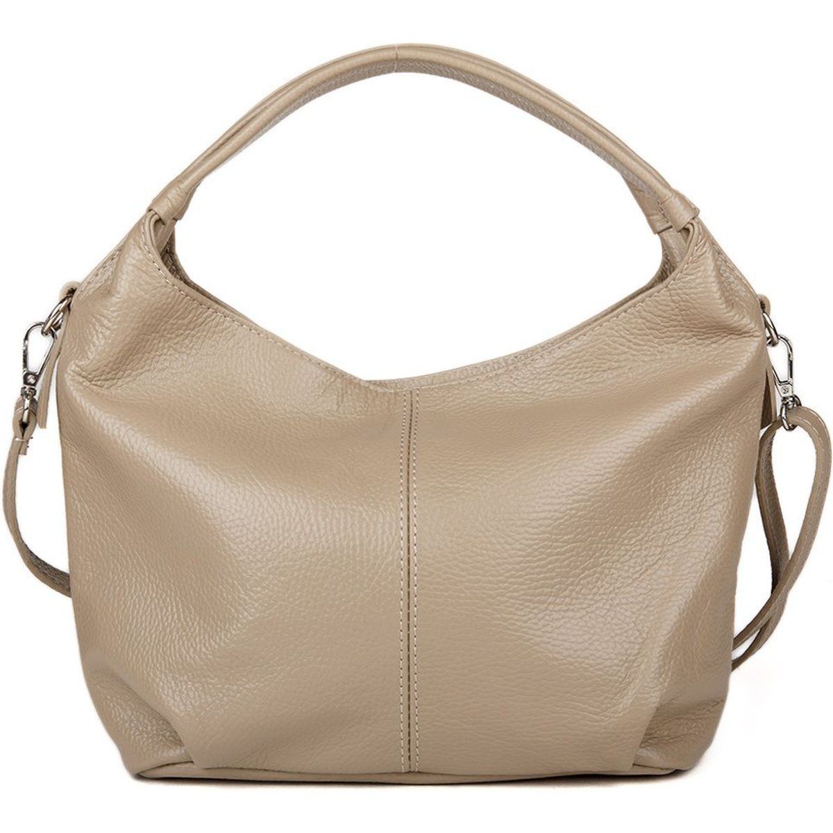 Hobo-Tasche aus strukturiertem Leder