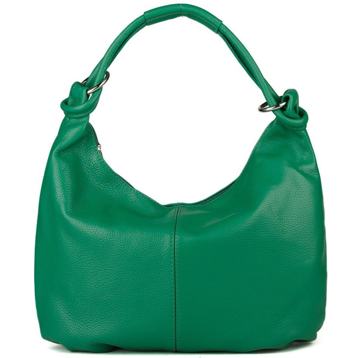 Minimalistische Hobo-Tasche aus Kalbsleder