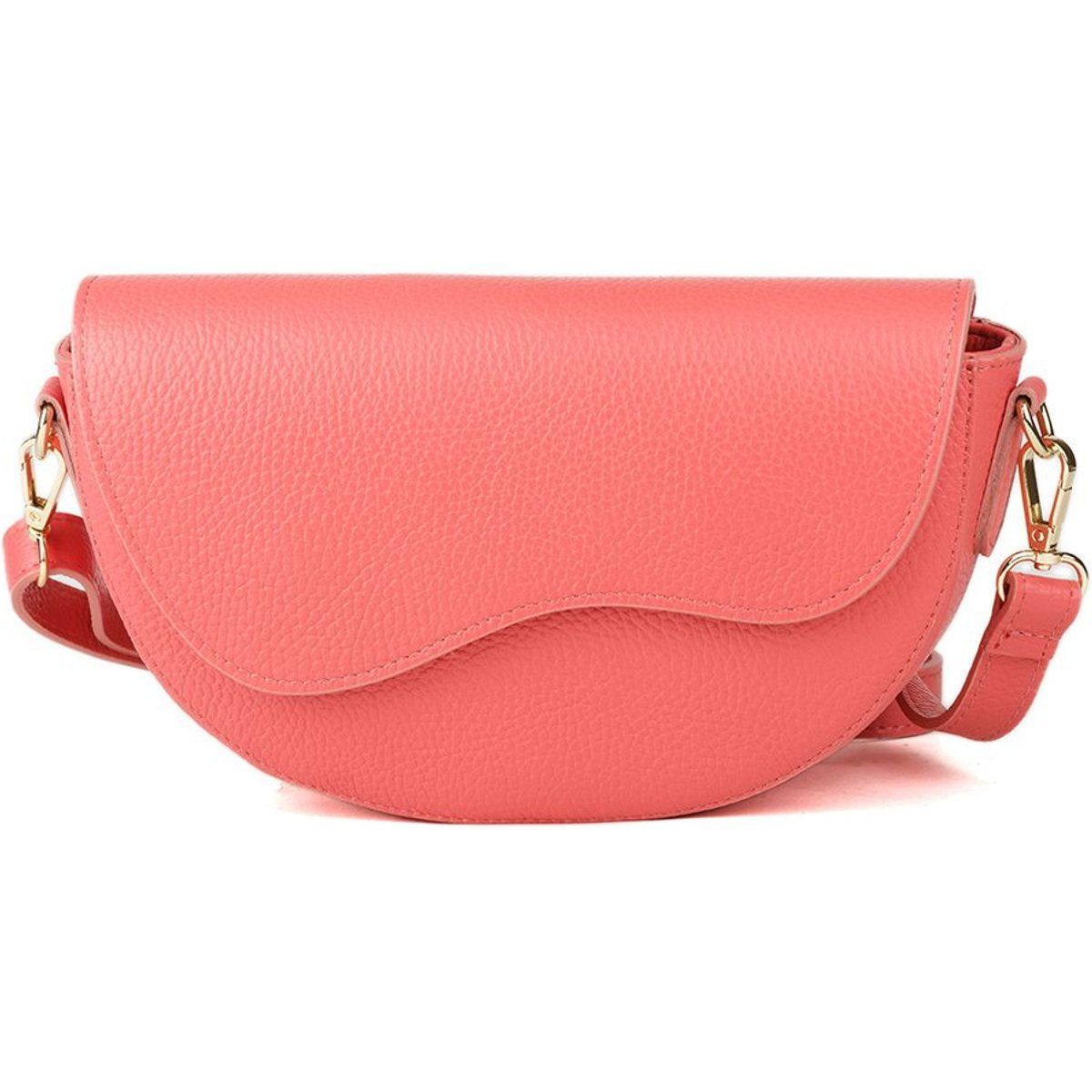 Satteltasche mit gewellter Klappe