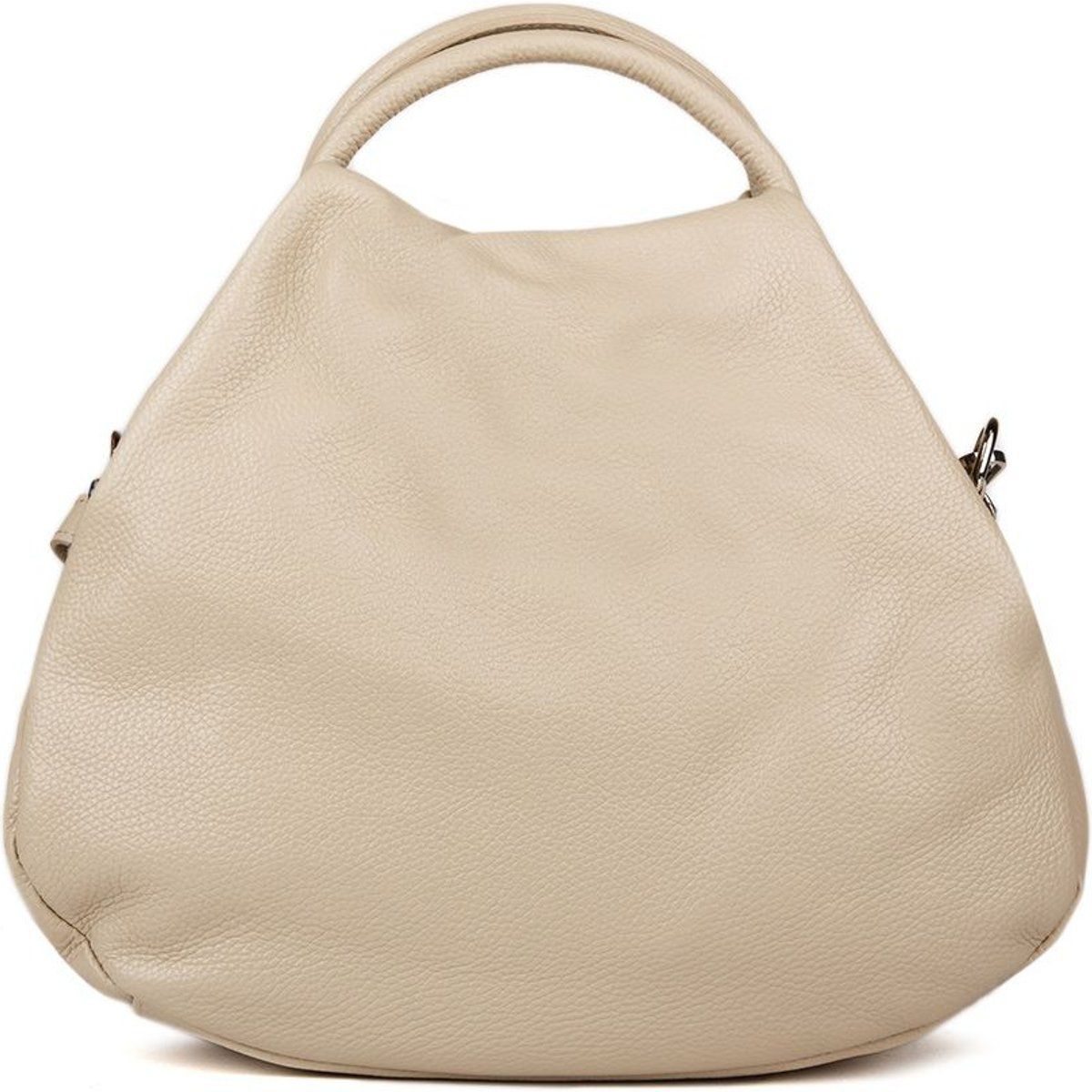 Lässige Tasche aus genarbtem Leder