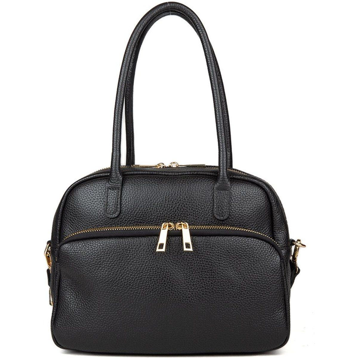 Klassische Leder Henkeltasche