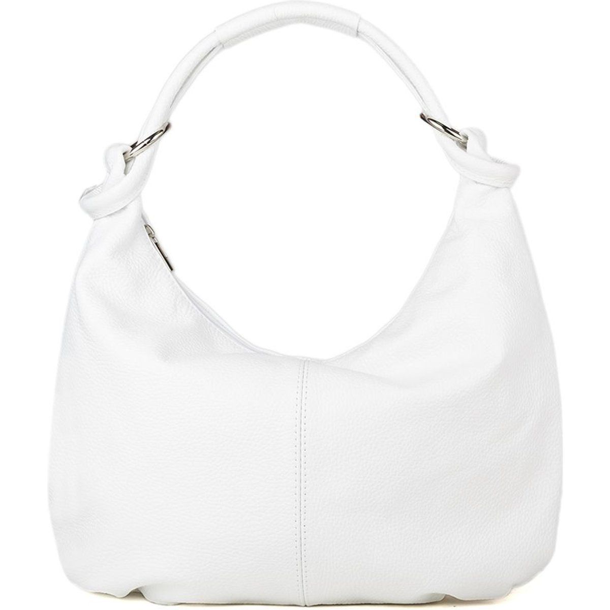 Minimalistische Hobo-Tasche aus Leder