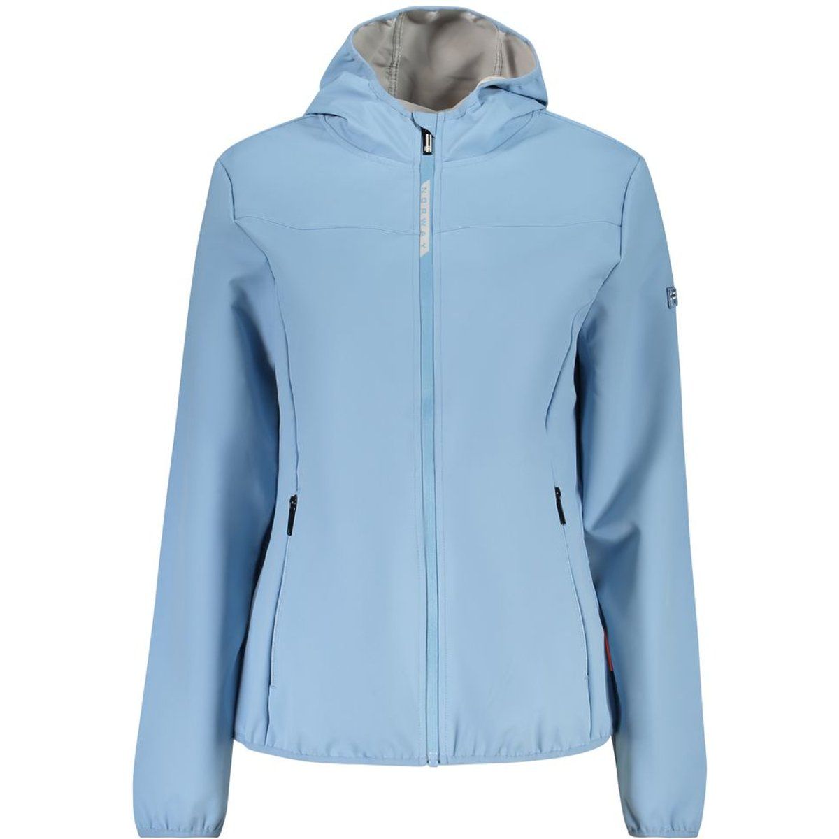 Funktionale Softshelljacke mit Kapuze