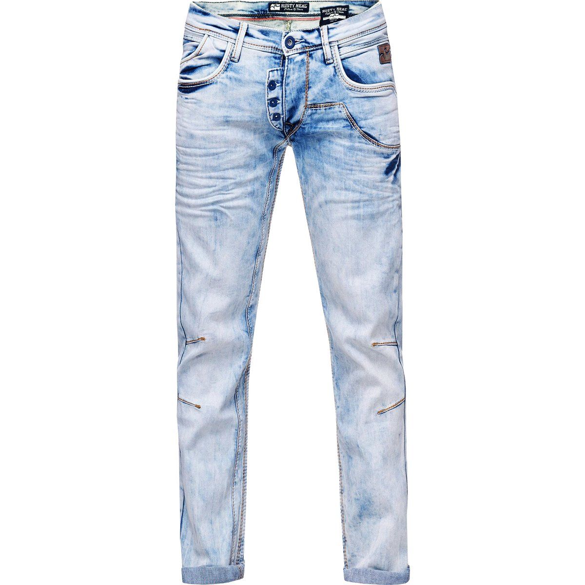 Ruben Regular Fit Used-Waschung