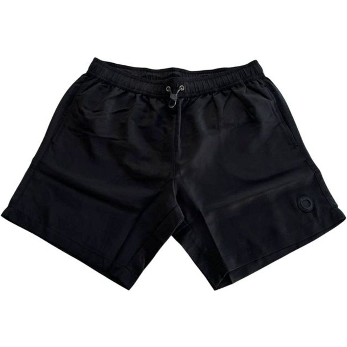 Elastische Badeshorts mit Logo-Detail