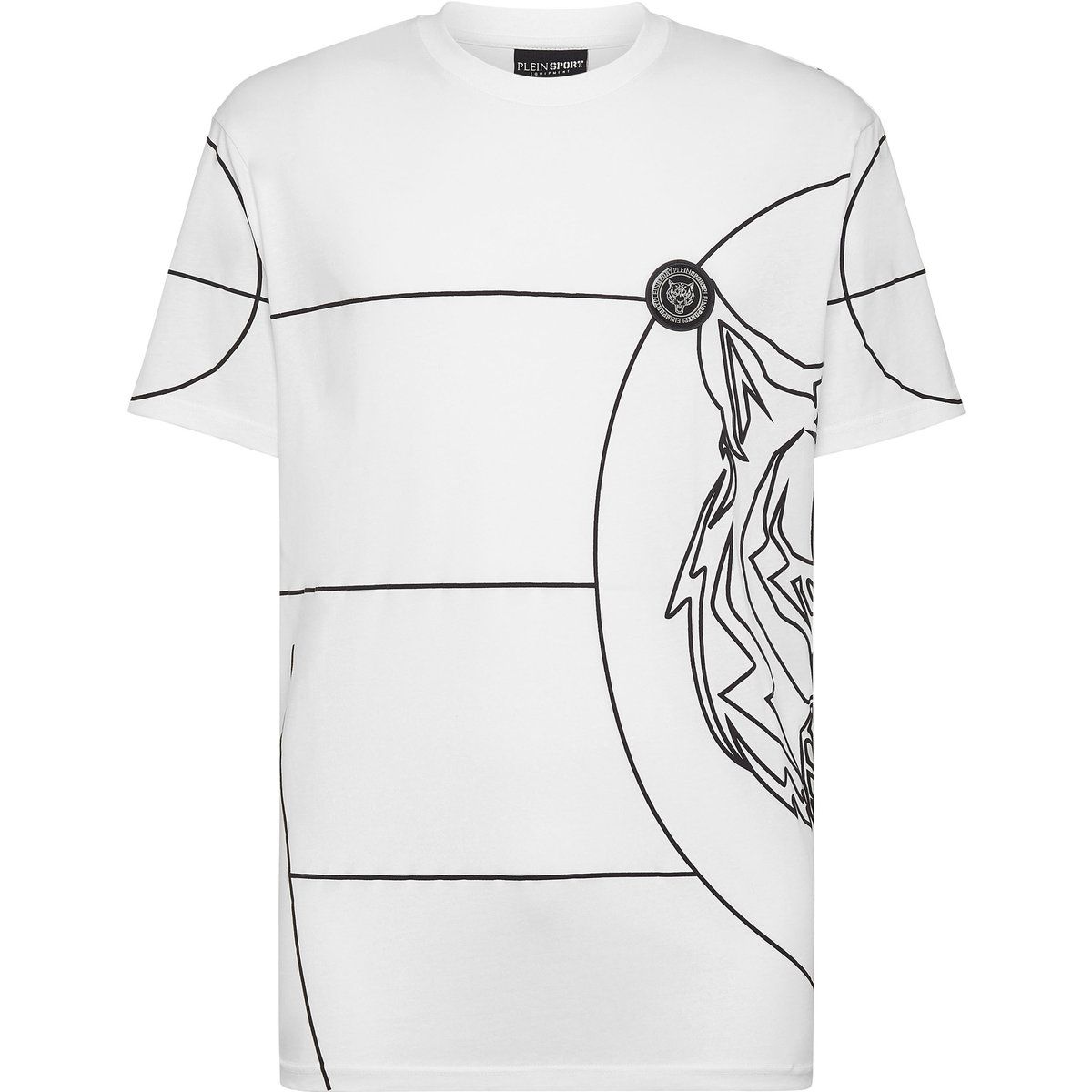 T-Shirt mit Tiger-Grafikprint