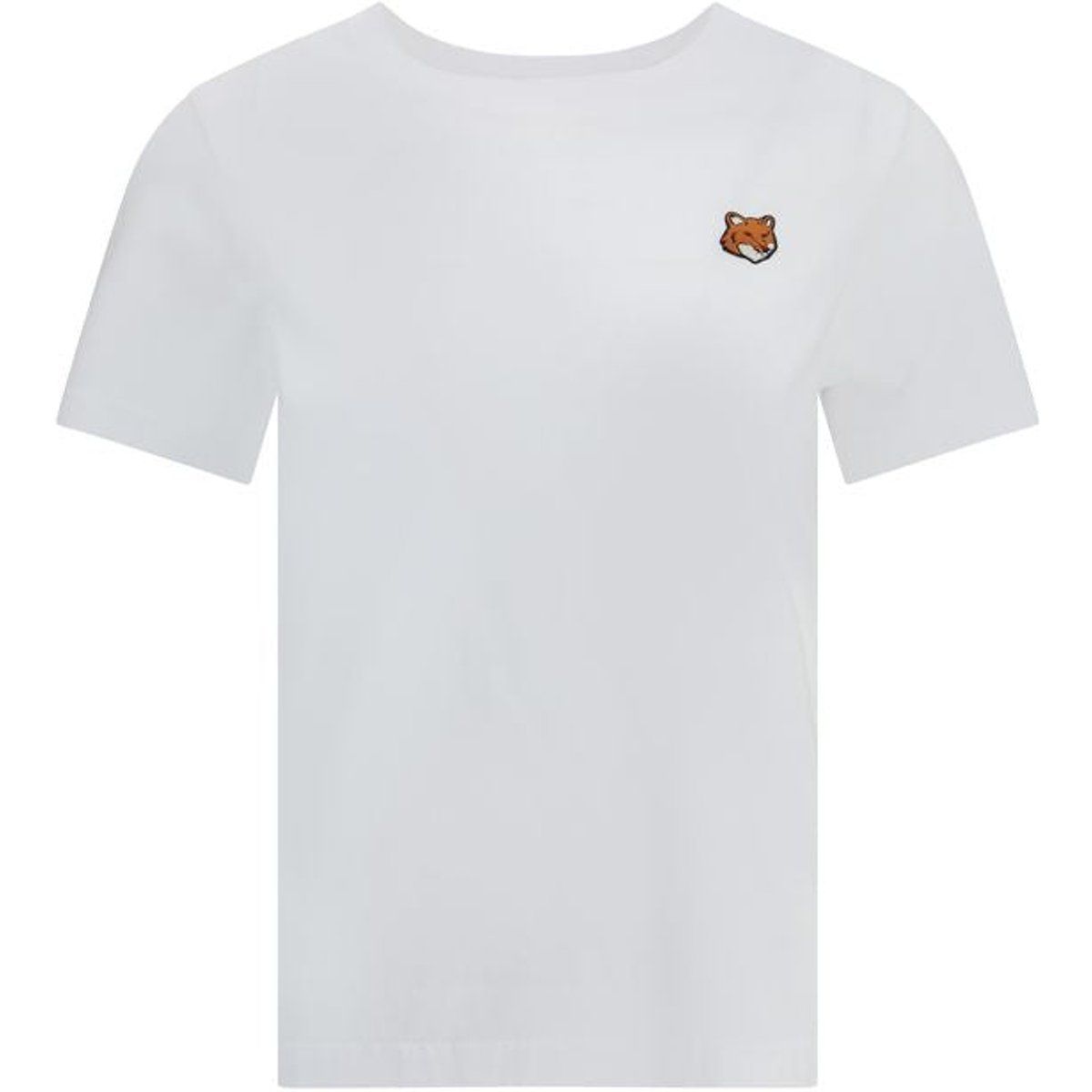 Klassisches T-Shirt mit Fuchskopf-Patch