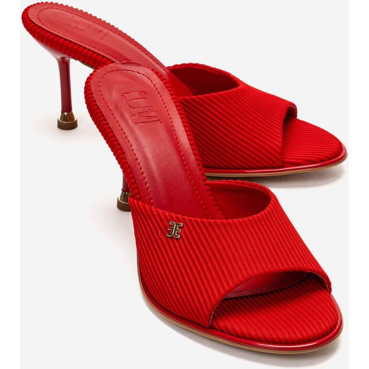 Strukturierte Stiletto-Mules