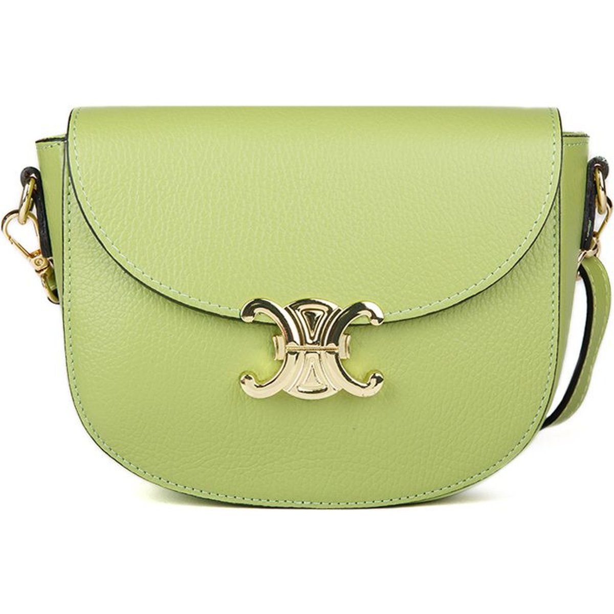 Elegante Satteltasche aus Leder