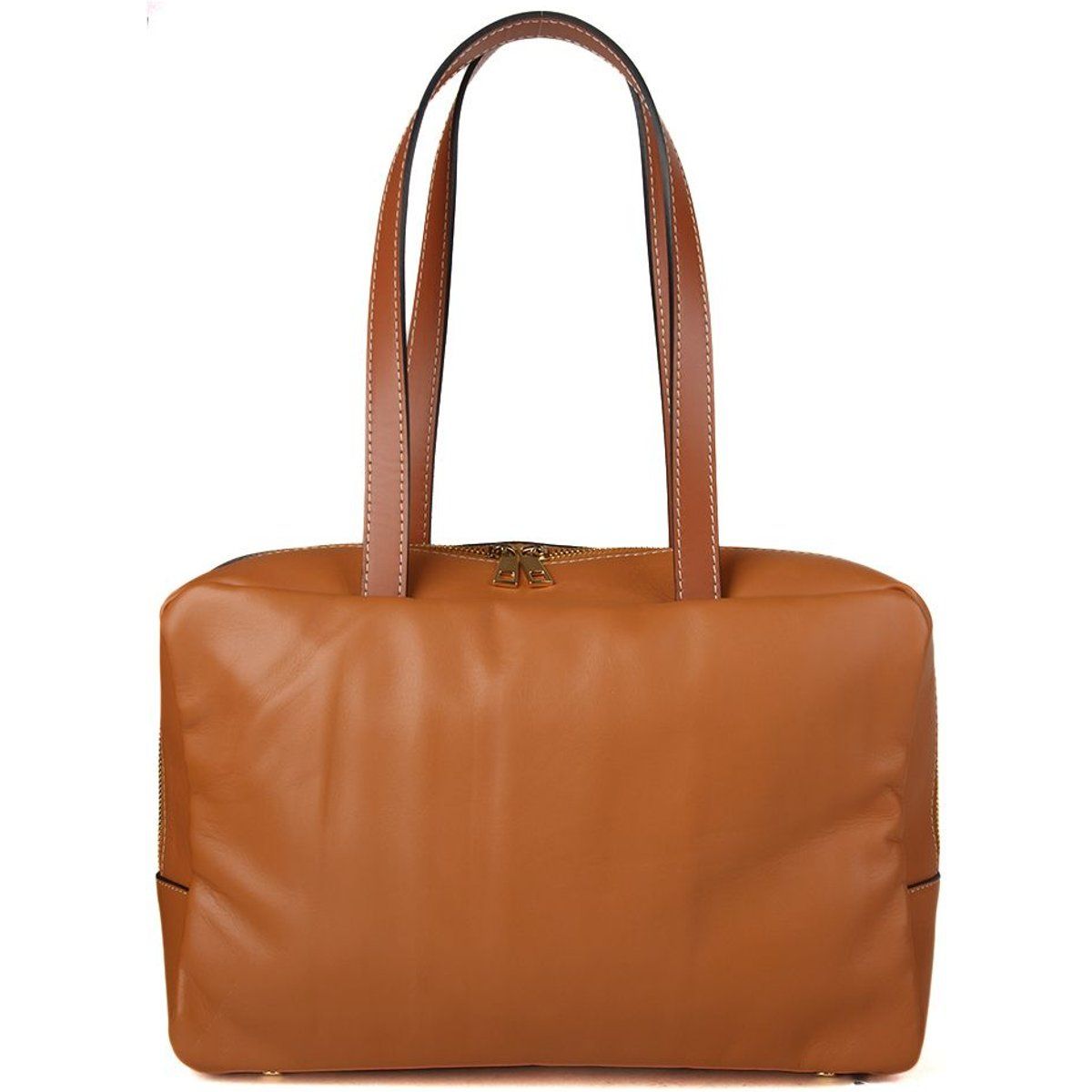 Minimalistische Schultertasche aus Leder