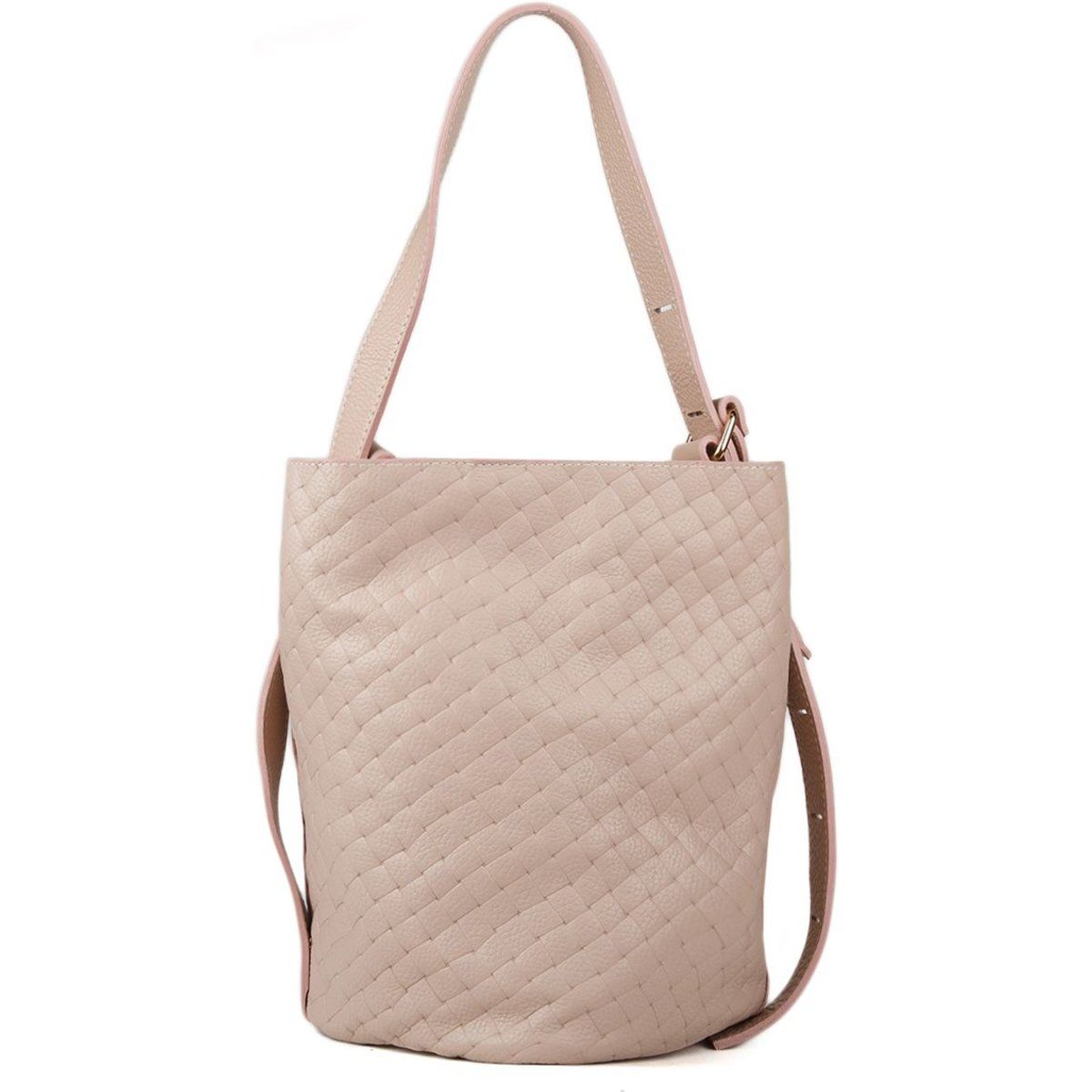 Geflochtene Schultertasche aus Kalbsleder