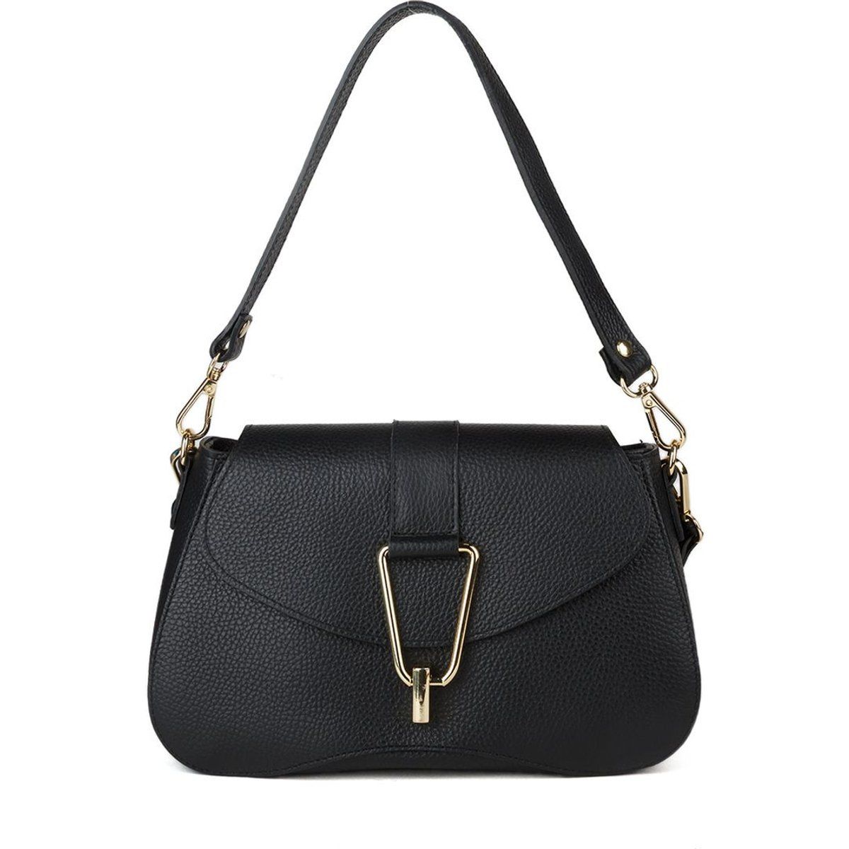 Handtasche aus genarbtem Leder