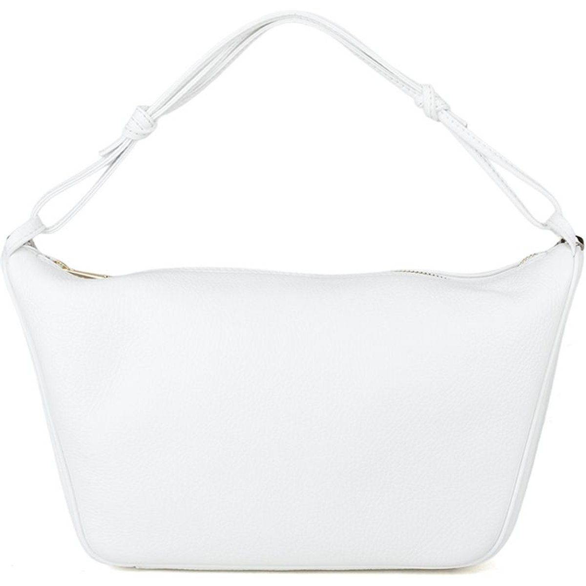Minimalistische Hobo-Schultertasche aus Kalbsleder