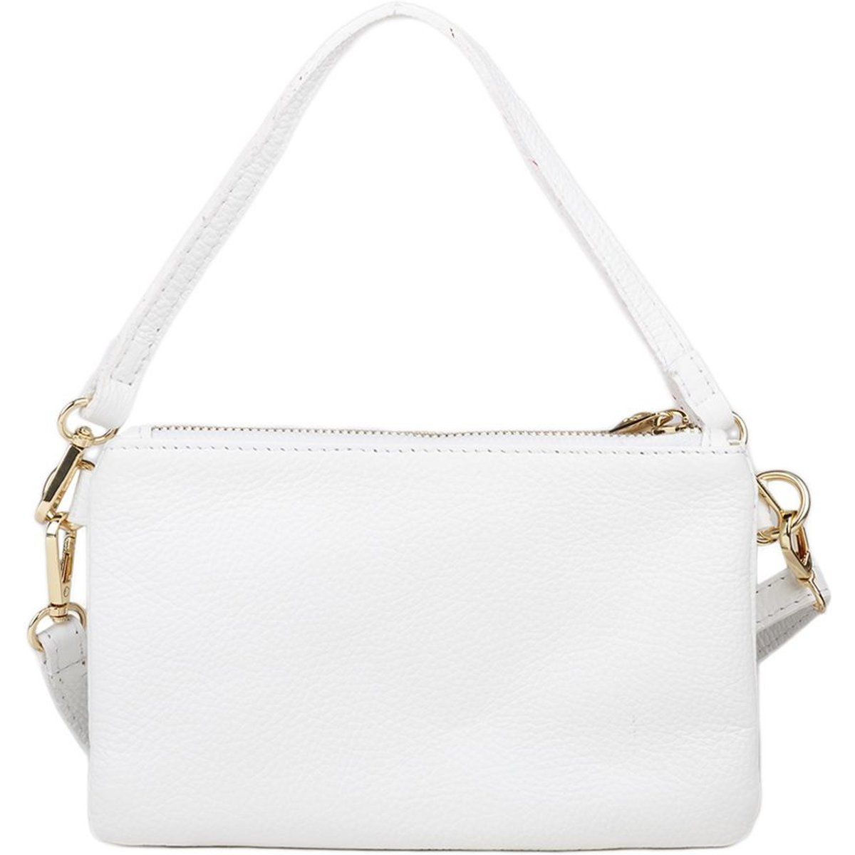 Handtasche aus genarbtem Leder