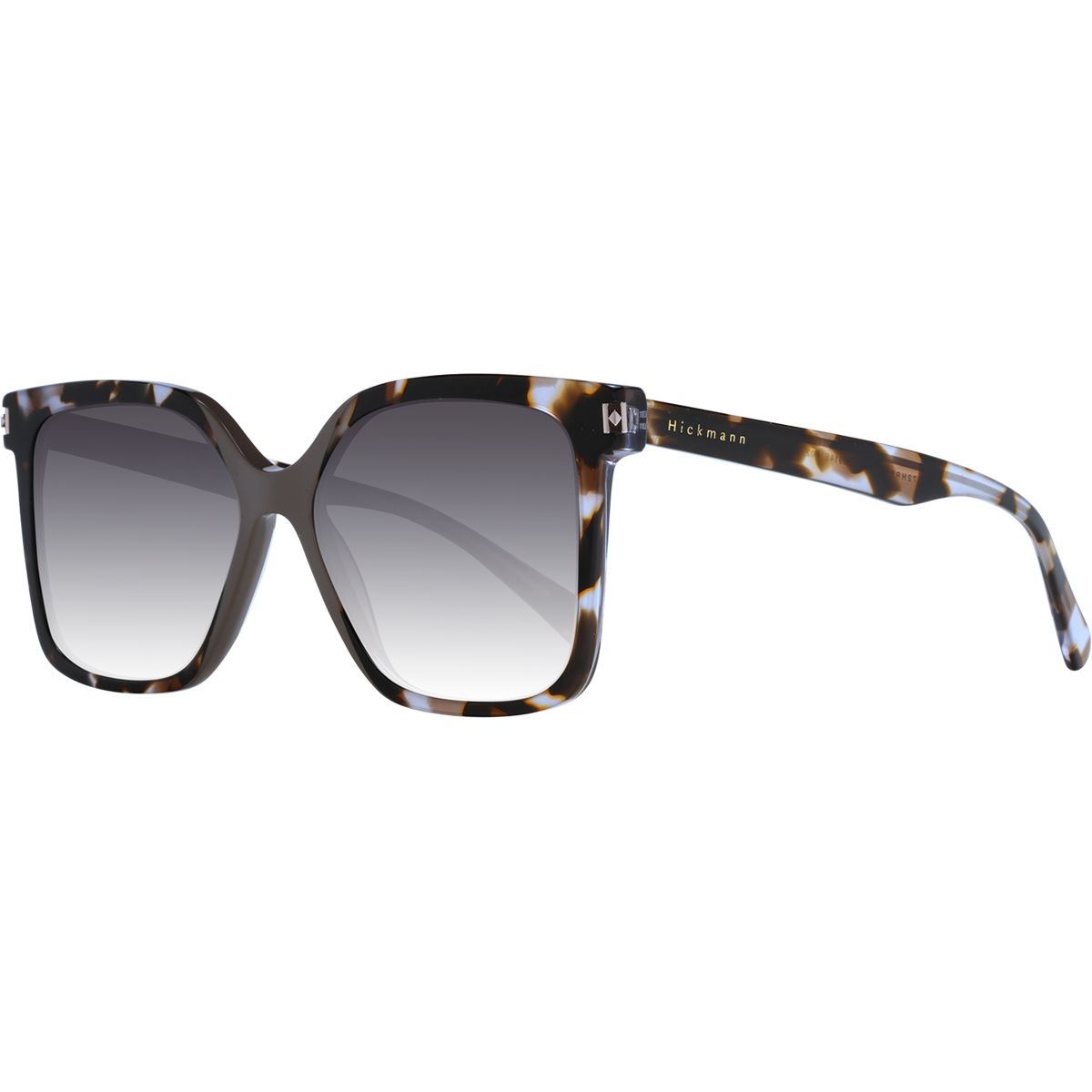 Quadratische Sonnenbrille in Hornoptik