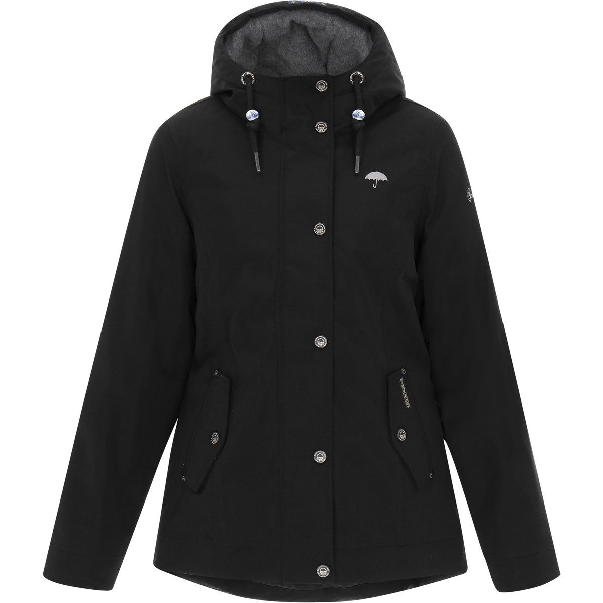 Wasserdichte Outdoor-Anorakjacke mit Kapuze