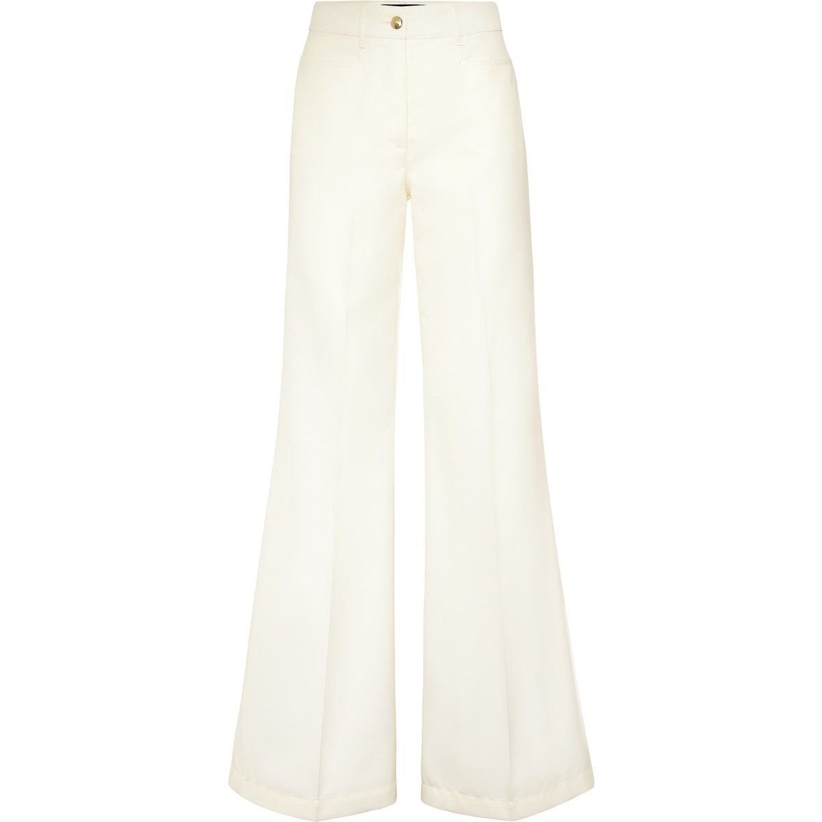 Elegante weit geschnittene Wollhose