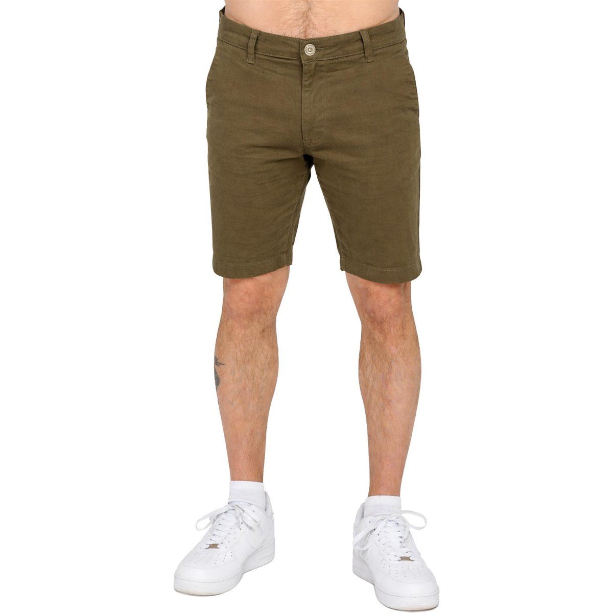 Slim Fit Stretch Chino-Shorts