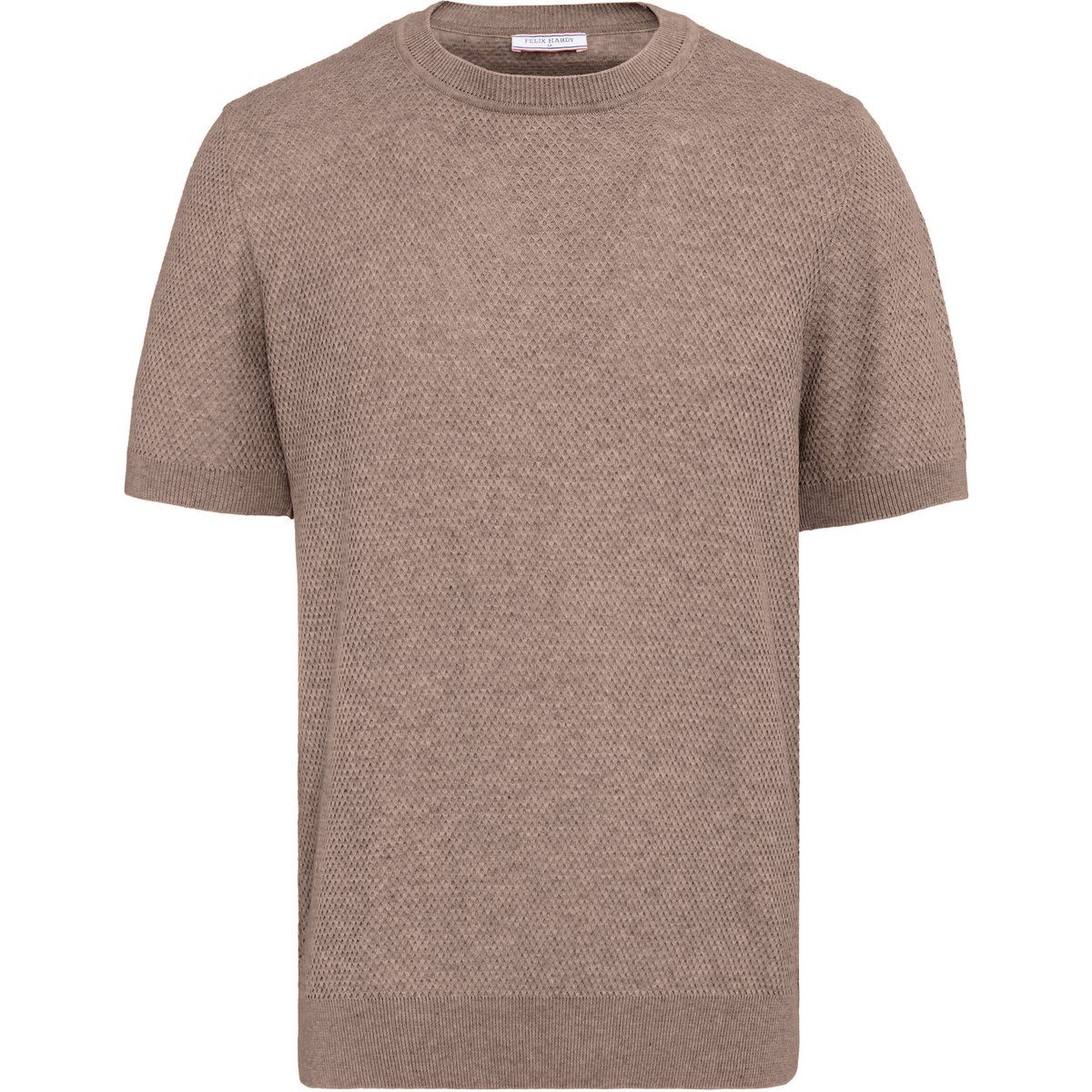 T-Shirt aus Wabenstruktur-Strick