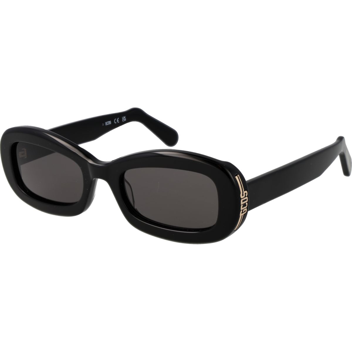 Markante Rechteckige Vollrand-Sonnenbrille