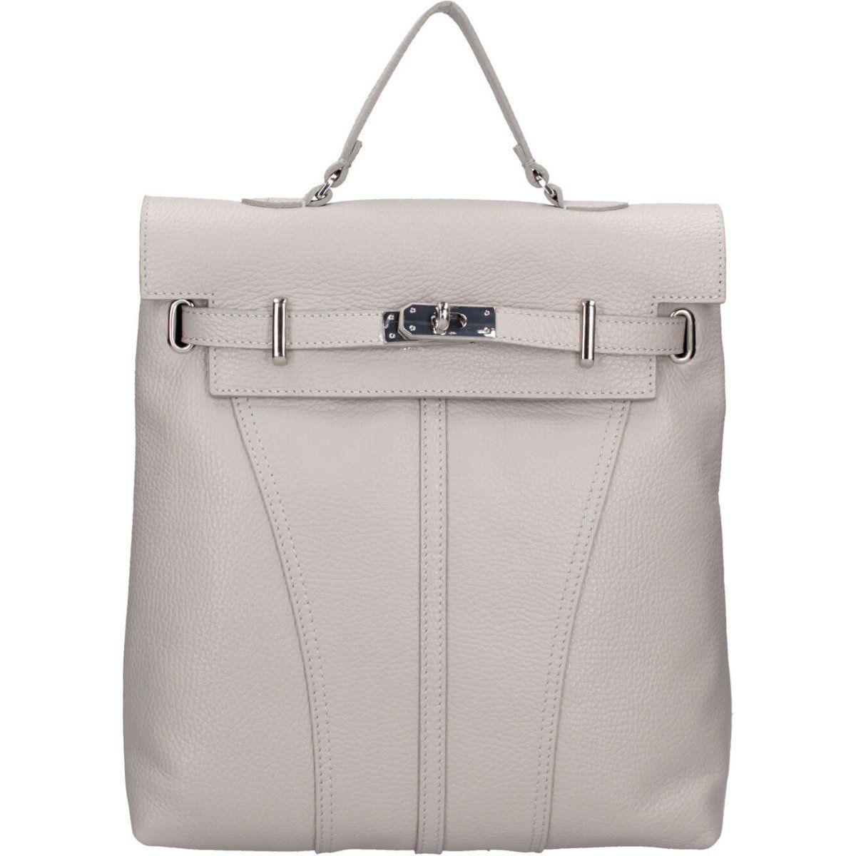 Wandelbare Lederhandtasche Rucksack