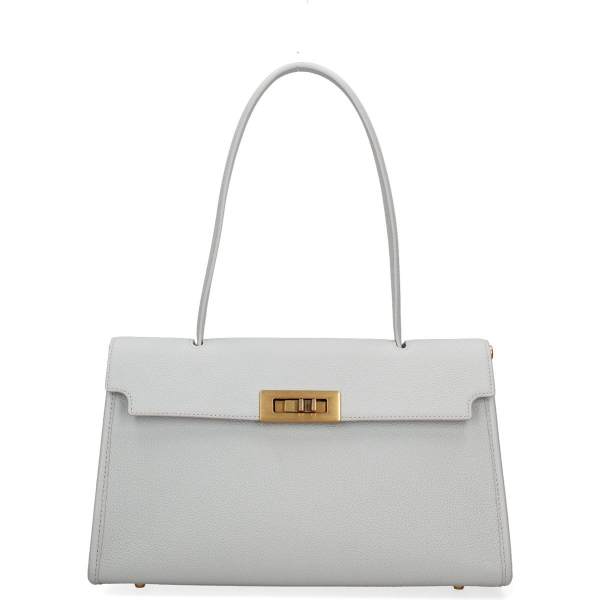 Elegante Strukturierte Leder Schultertasche