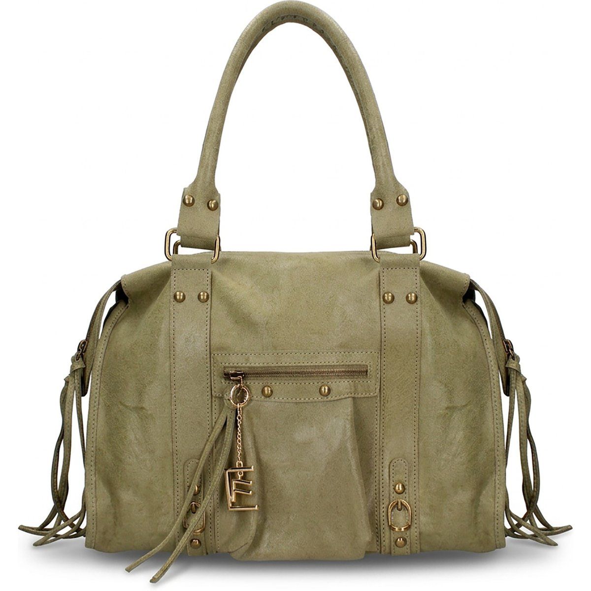 Leder-Schultertasche Evanthe Chic