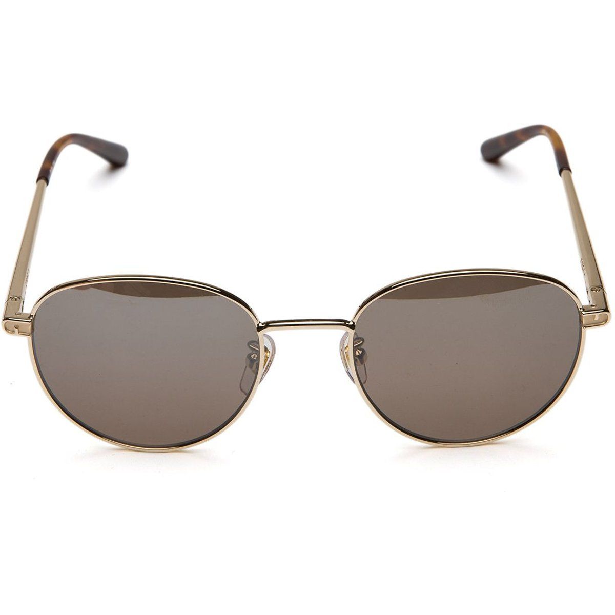 Elegante runde Metall-Sonnenbrille
