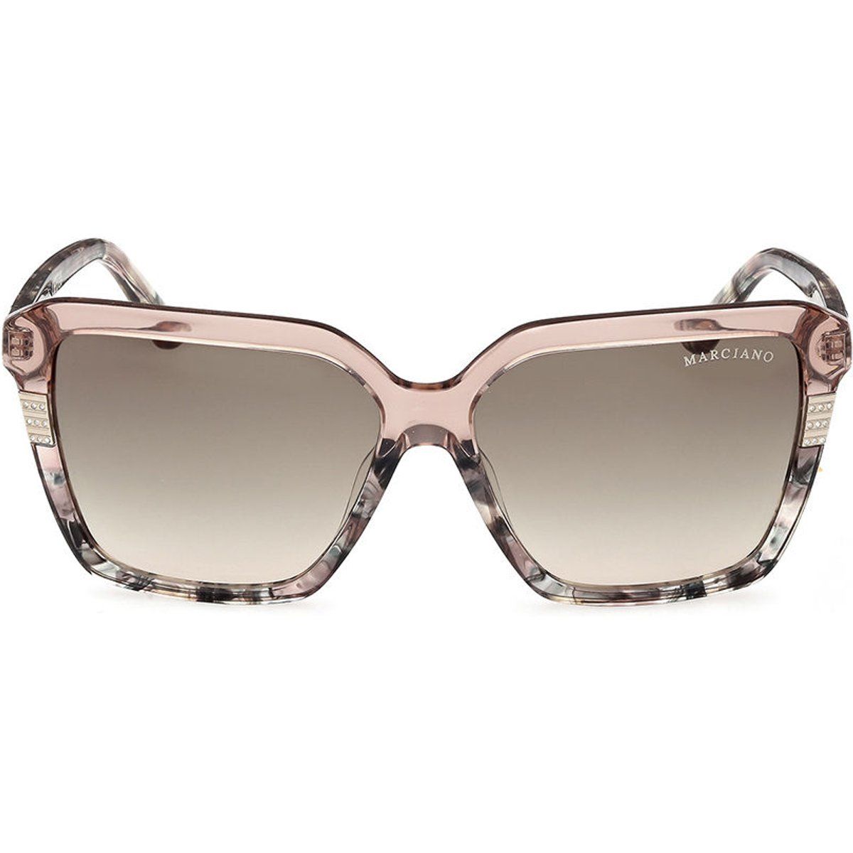 Übergroße Butterfly-Sonnenbrille mit Farbverlauf