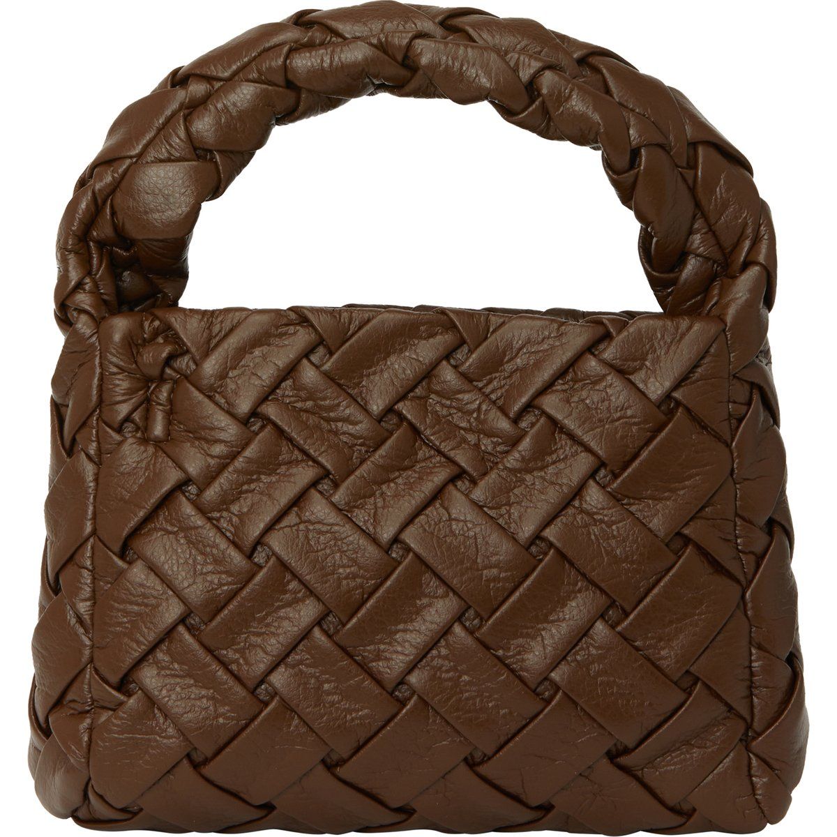 Geflochtene Handtasche mit Henkel