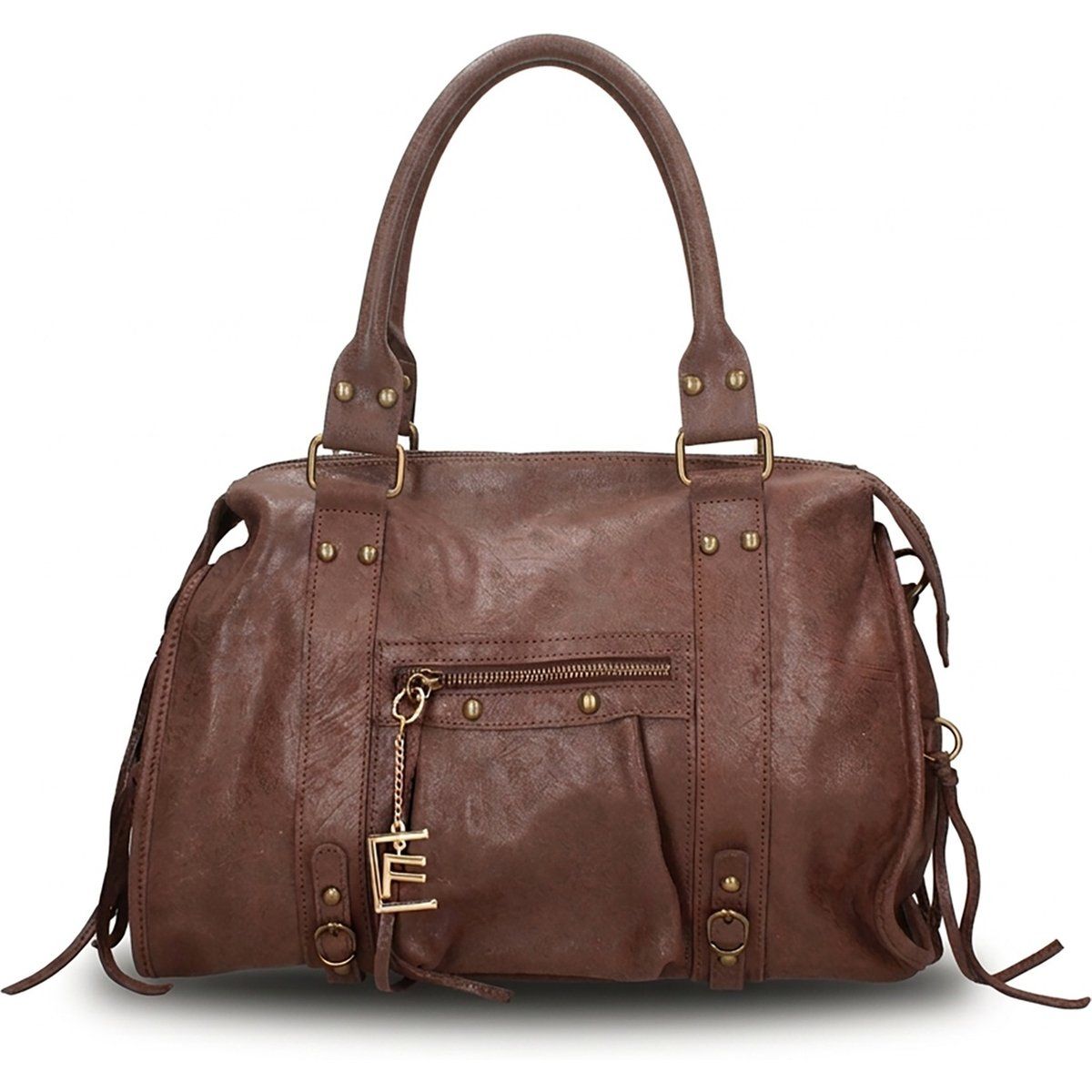 Evanthe Chic Leder-Schultertasche