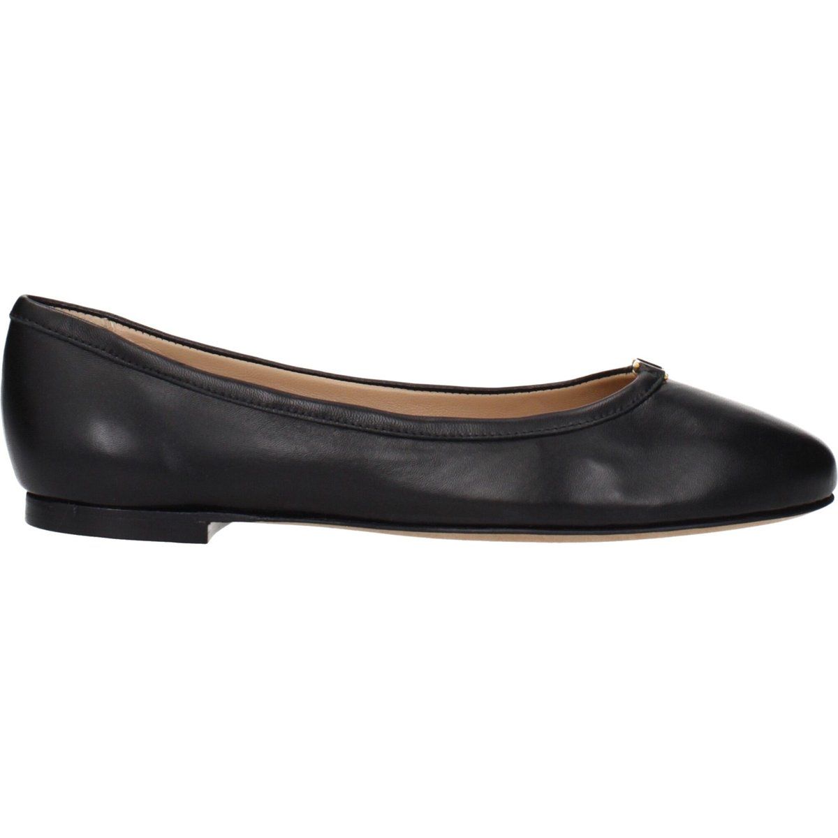 Klassische Leder-Ballerinas zum Schlüpfen