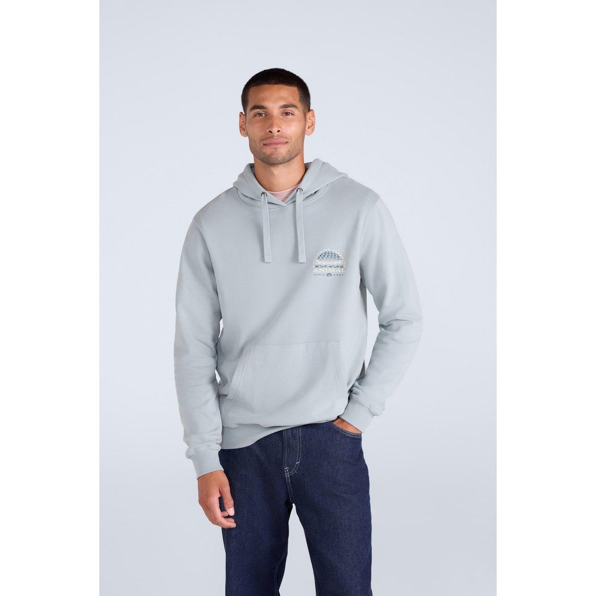 Grafik-Hoodie aus Bio-Baumwolle