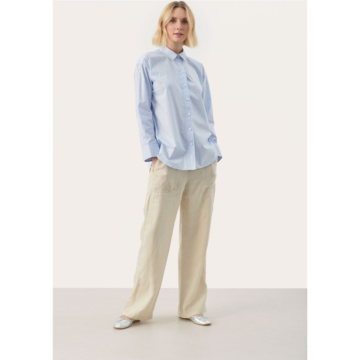 Gestreiftes Hemd Relaxed Fit