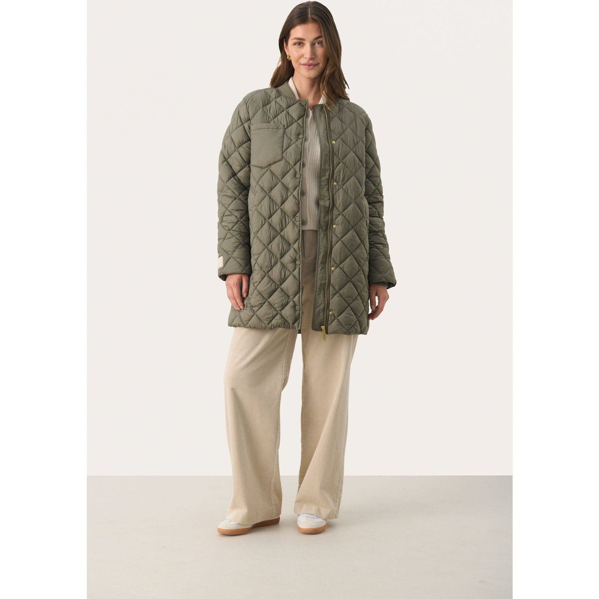 Gesteppte Jacke in gerader Passform