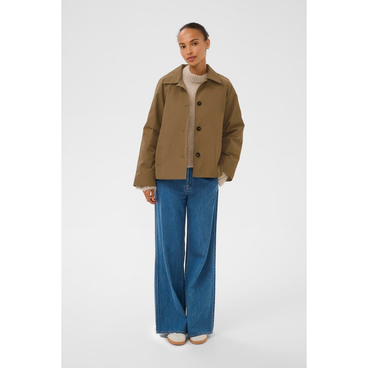 Kastige Utility-Jacke mit Geradem Schnitt