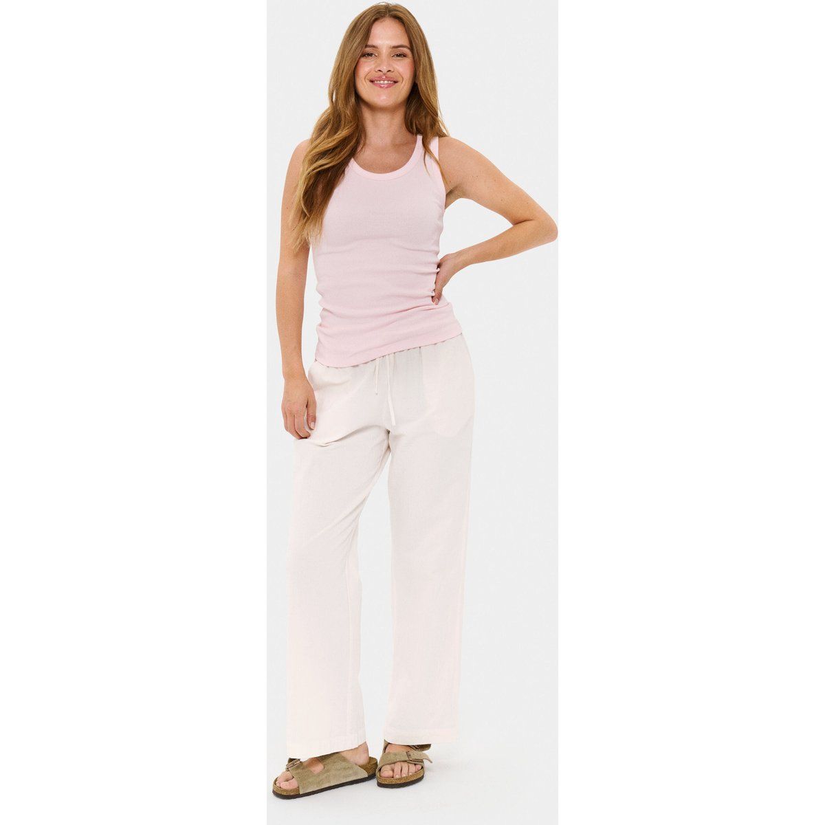 Ripp-Tanktop in schmaler Passform