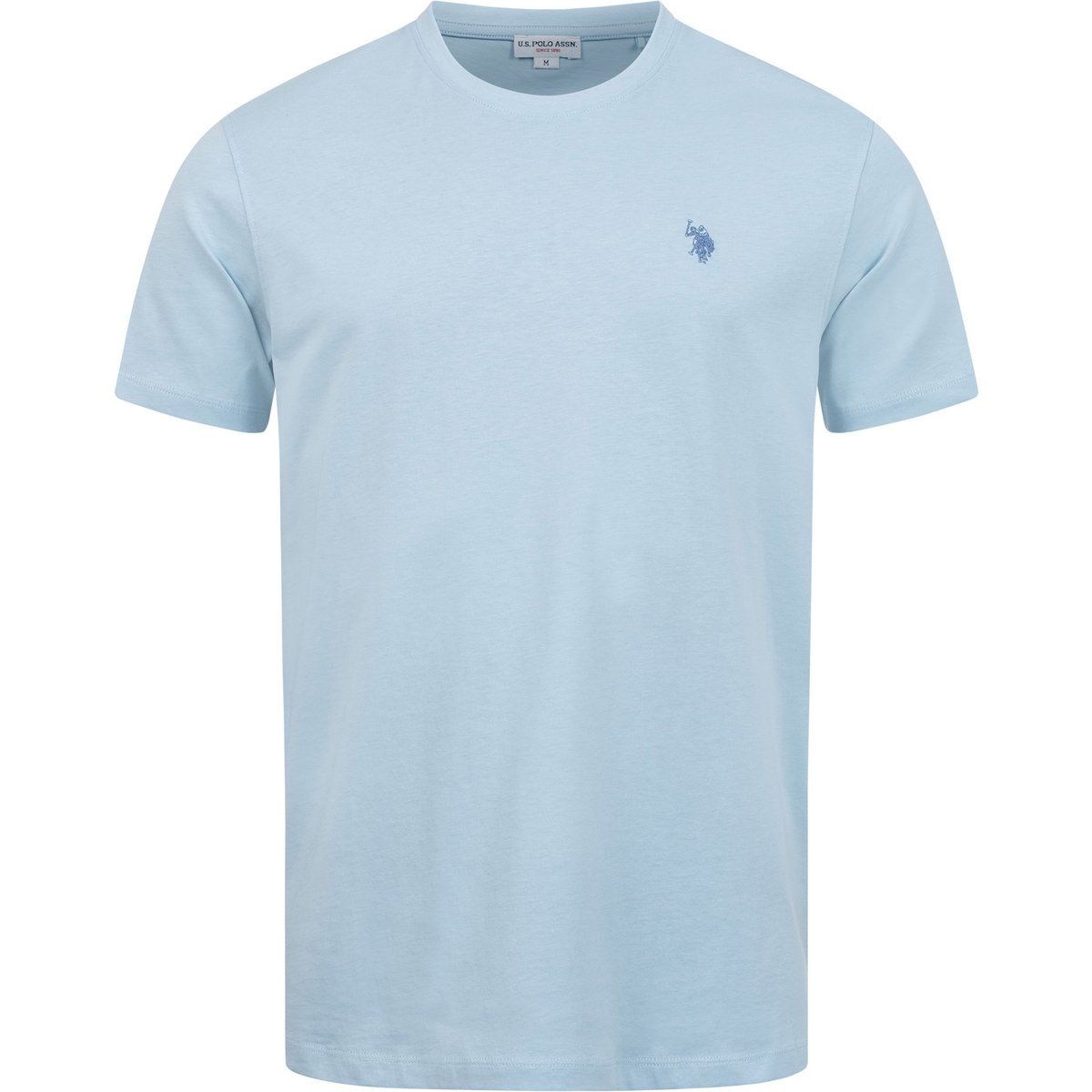 Klassisches Baumwoll-T-Shirt mit Rundhals