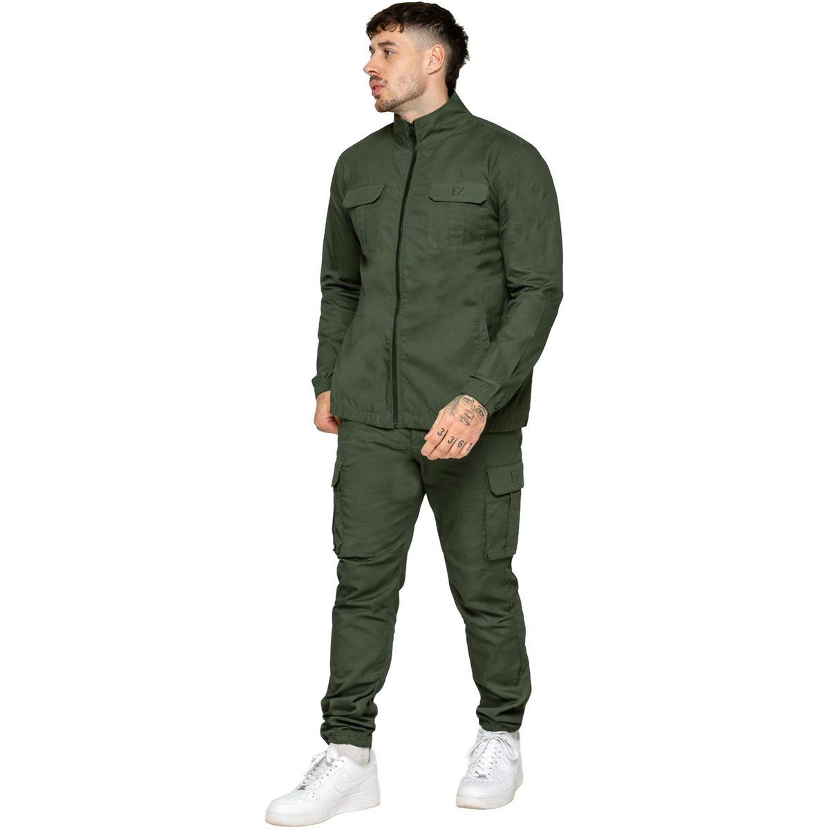 Leichtes Cargo-Trainingsanzug-Set
