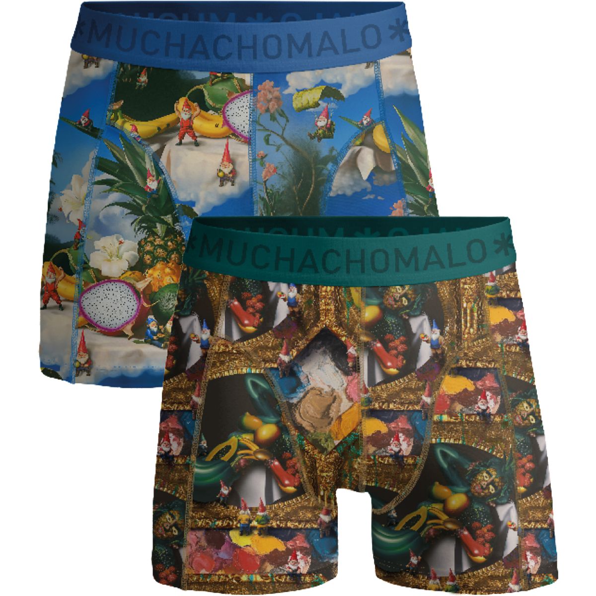 Boxershorts mit kunstvollem Gnom-Druck
