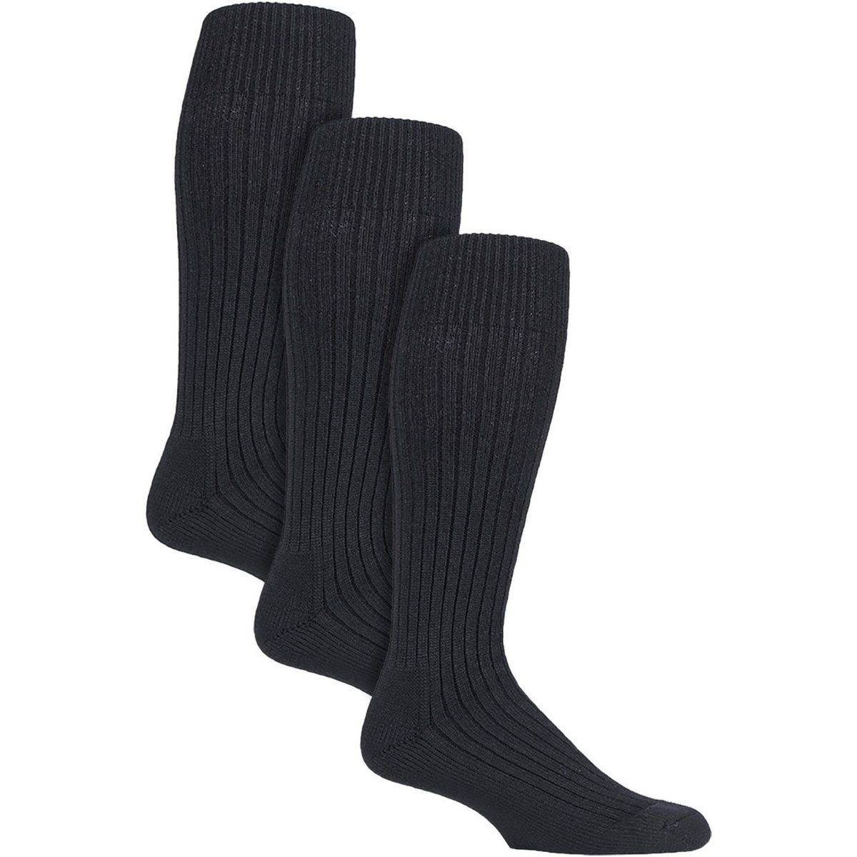 Extra lange gerippte Stiefelsocken