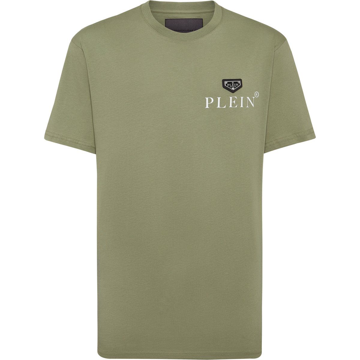 T-Shirt aus Stretch-Baumwolle mit Logo