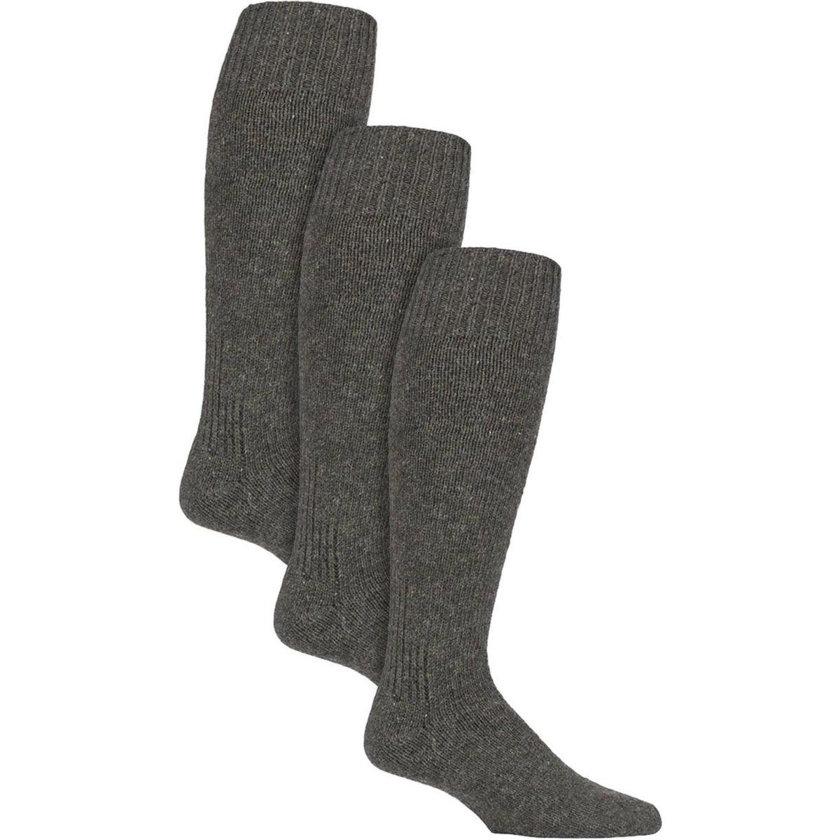 Kniehohe Thermowollsocken für Stiefel