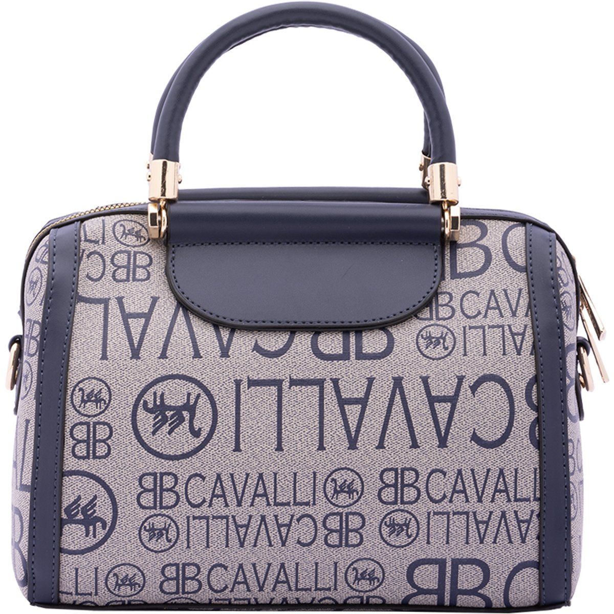 Bowler-Tasche mit Monogramm-Muster