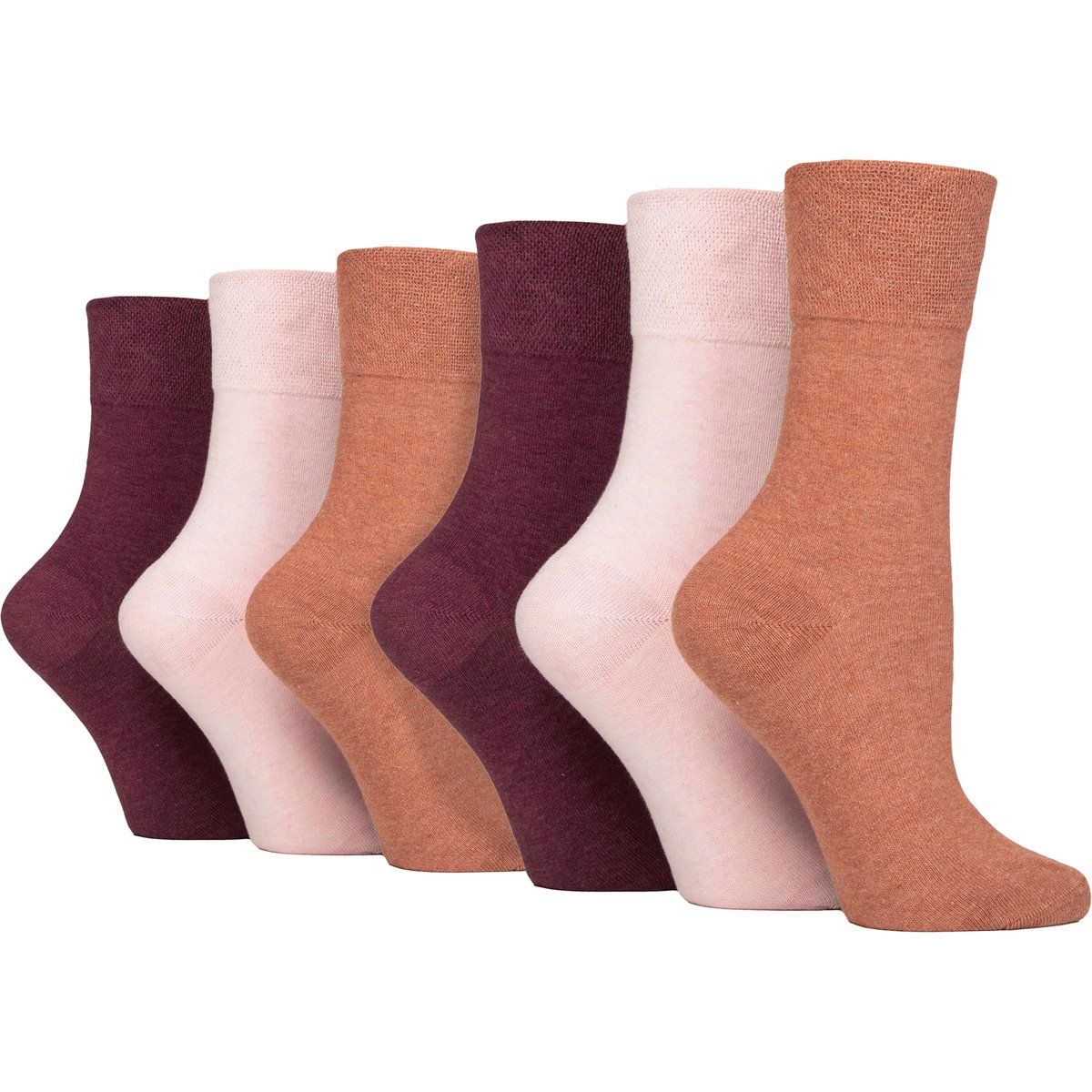 Nahtlose Baumwoll-Diabetikersocken im Set