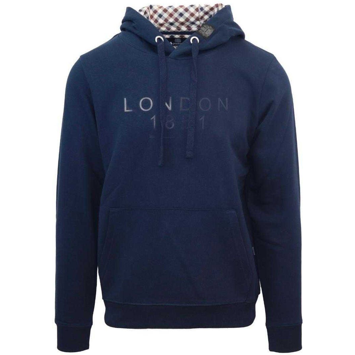 Kapuzenpullover mit dezentem Logo