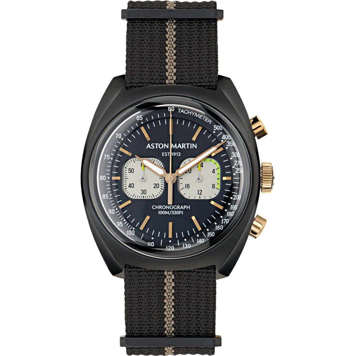 Zeitloser Chronograph mit Nylonarmband